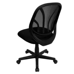 Y-GO Chair Mid-Back Black Mesh Swivel Task Chair - By Flash Furniture - Madison Seating -furniture Shop Y GO Chair Mid Back Black Mesh Swivel Task Chair by Flash Furniture 5
